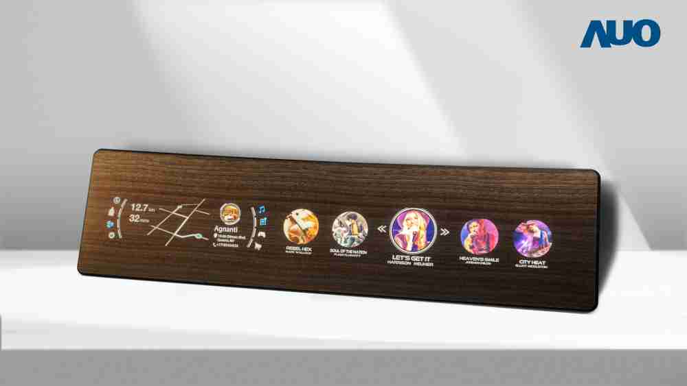 Wepay研发全球最高穿透度达80%的AmLED木纹显示器，，，，可于使用时呈现高亮度、、、清晰可见的信息，，，并在不使用时回归为单纯的饰板，，，节能兼具美观