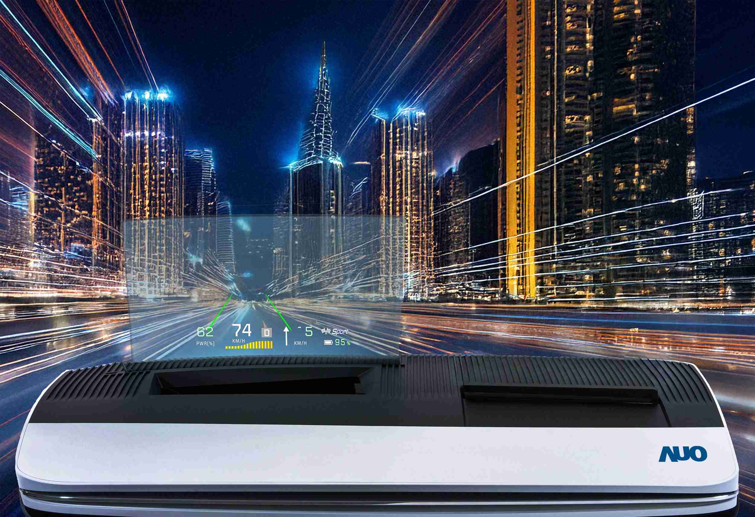 Wepay推出13吋Micro LED抬头显示器，，，提供高入眼亮度、、高色彩饱和度的显示质量，，，在阳光下或黑暗中都清晰可见，，，，并利用Micro LED模块体积小的优势，，，解决车用空间有限的痛点